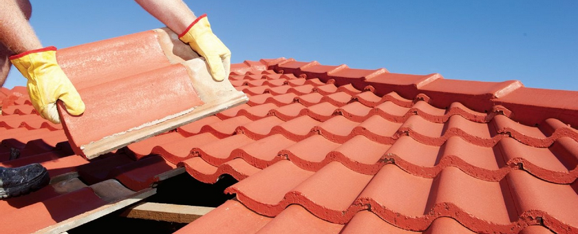 Монтаж керамической кровли из черепицы