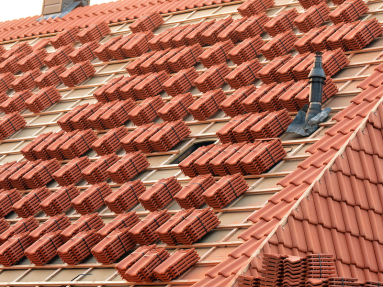 керамическая черепица на крыше