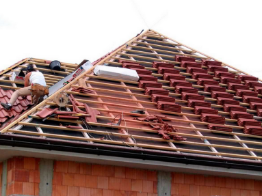 Кровля из керамической черепицы