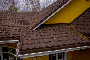 композитная черепица на крыше